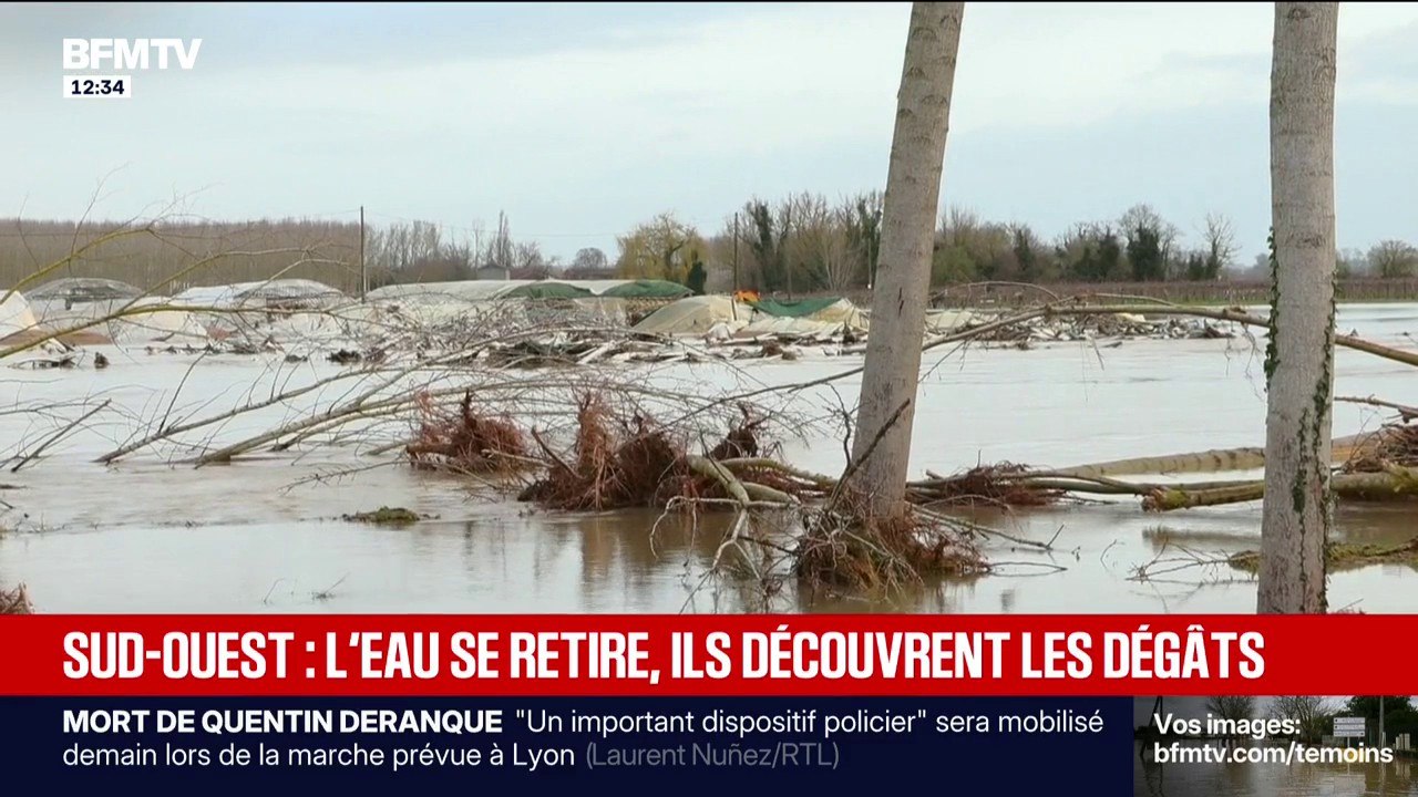 Crues: exploitations agricoles dévastées, maisons sous les eaux... l'heure est au bilan dans le Sud-Ouest