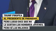 Trump dice que no le gustan los hombres jóvenes, pero sí las mujeres