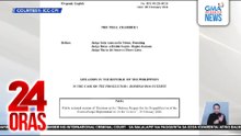 Hiling ng kampo ni ex-pres. Duterte na tanggalin ang 3 abogado ng mga biktima ng drug war, tinanggihan ng ICC Pre-Trial Chamber 1 | 24 Oras