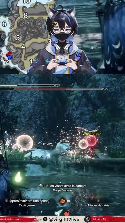 Sauvé par le recul du perce-dragon. #MonsterHunterRise avec Woolfclear