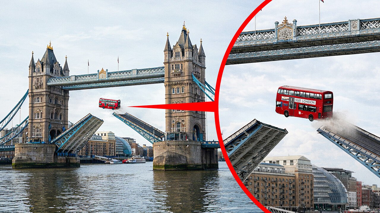 Comment un autobus à impériale a un jour sauté le Tower Bridge