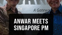 Anwar holds talks with Singapore PM Lawrence Wong
