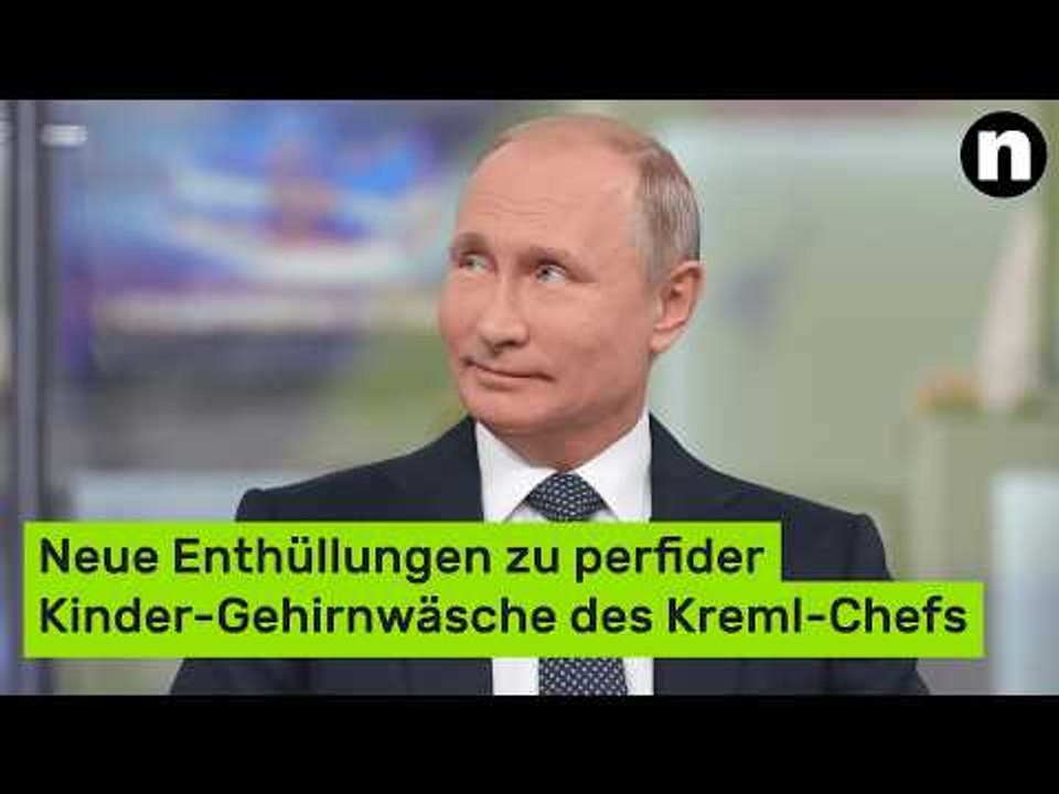 Wladimir Putin: Neue Enthüllungen zu perfider Kinder-Gehirnwäsche des Kreml-Chefs