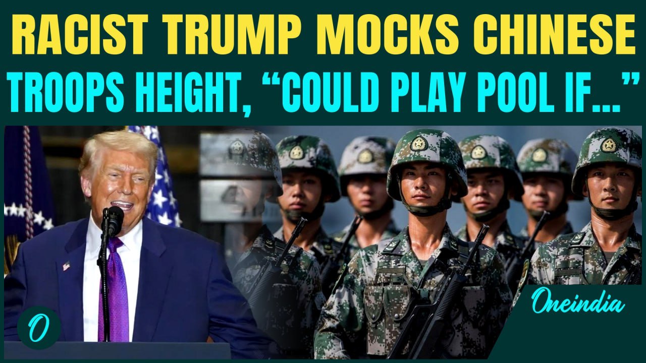 Trump Mocks ‘Same Height’ Chinese Soldiers At Board Of Peace Event | ‘Could’ve Played Pool On...'