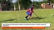 Una historia de resiliencia en Alem, donde las ganas de jugar al fútbol nunca se perdieron