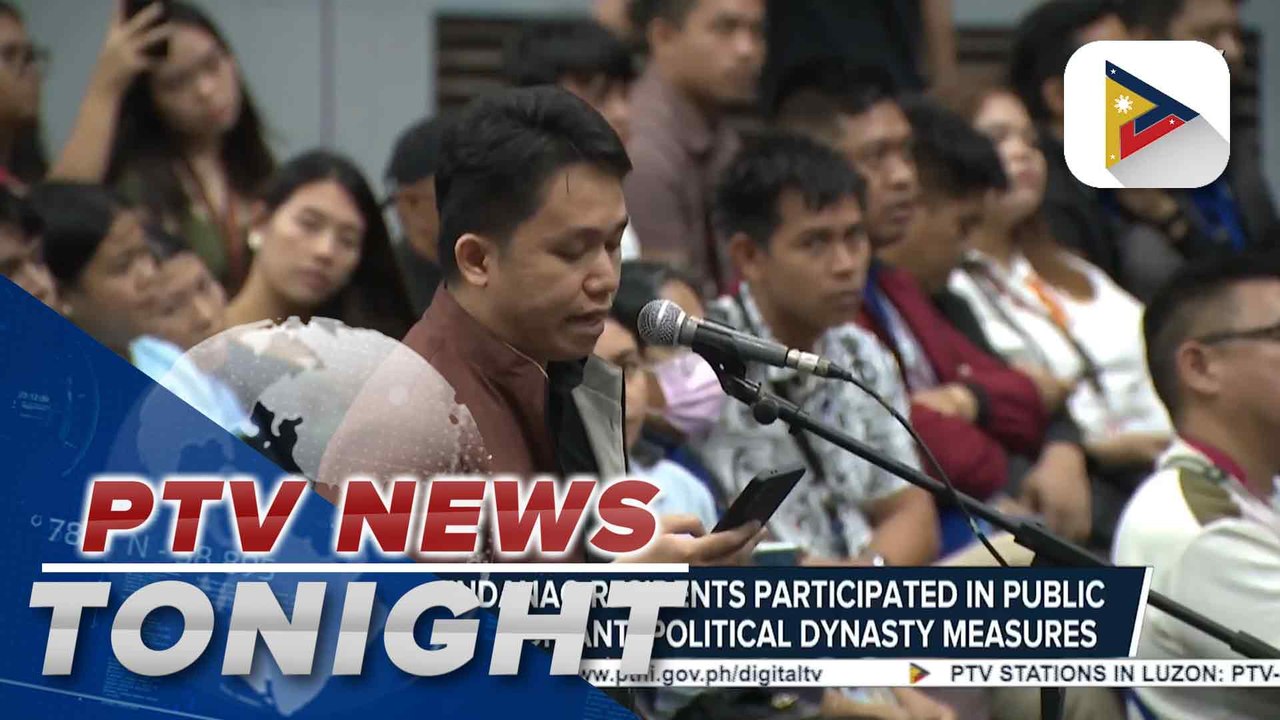 Majority of over 1.6K Mindanao residents express support to anti-political dynasty measures during public consultation held in a university in Cagayan de Oro