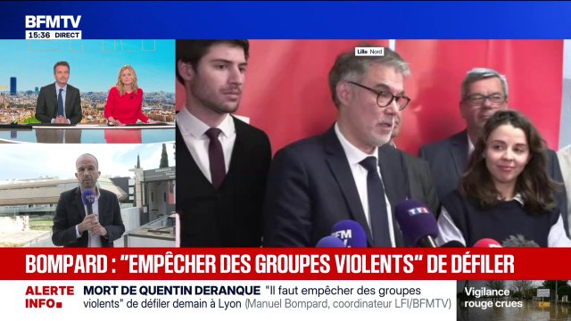 Mort de Quentin Deranque: Raphaël Arnault a évidemment toute sa place au sein du groupe Insoumis , déclare Manuel Bompard (LFI)