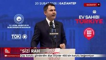 Murat Kurum: Deprem bölgesine çöp konutu gönderdim diye övünler 455 bin konutu beğenmiyor