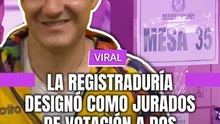 ¡Insólito! 🤨🚫 El deportista Juan David Pérez, de la Selección Colombia de fútbol para ciegos, denunció que la Registraduría lo designó como jurado de votación a él y un amigo con discapacidad visual total.