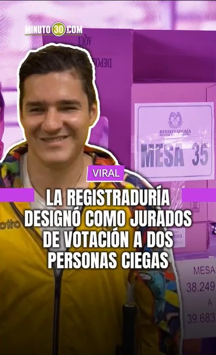 ¡Insólito! 🤨🚫 El deportista Juan David Pérez, de la Selección Colombia de fútbol para ciegos, denunció que la Registraduría lo designó como jurado de votación a él y un amigo con discapacidad visual total.
