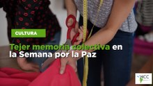 Tejer memoria colectiva en la Semana por la Paz