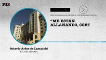 Hay un allanamiento en el despacho de Aráoz de Lamadrid | En ese momento le avisa al contador de la Unión Ferroviaria lo que está ocurriendo