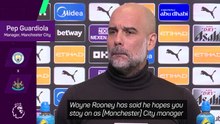 Guardiola honoured by Rooney endorsement