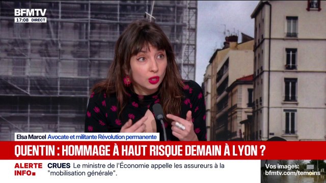 Hommage à Quentin Deranque: Je ne parlerai même pas d'hommage mais de défilé de tous les néonazis , estime Elsa Marcel, avocate et militante à Révolution permanente