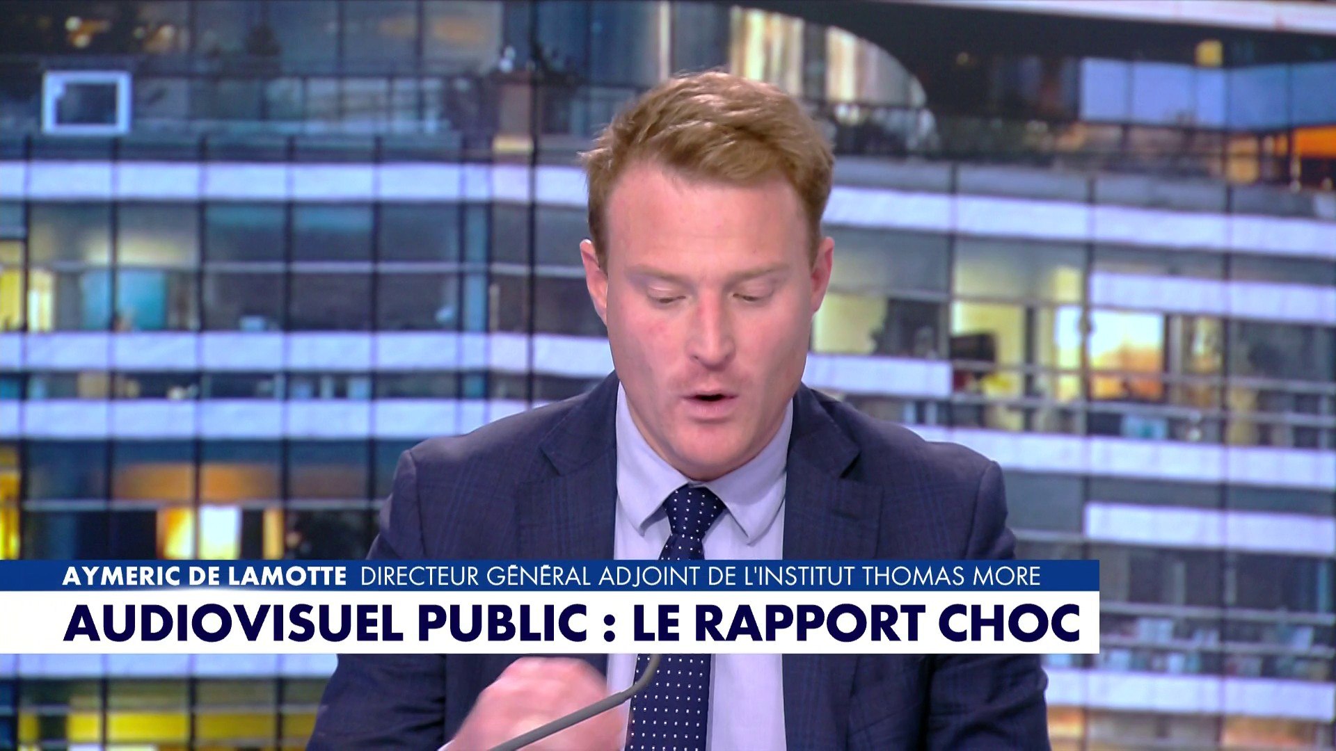 Aymeric de Lamotte : «30 sur 37 émissions sont marquées à gauche.»