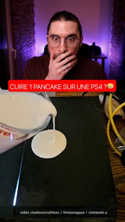 CUIRE UN PANCAKE SUR UNE PS4 ?🥞