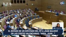 El repaso de un diputado del PP a Joan Baldoví en las Cortes Valencianas: “Mira, Juan…”