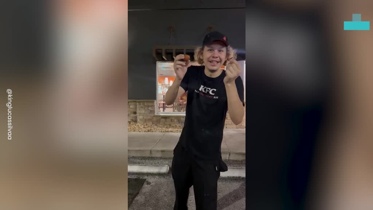 Man Eats Wasp in Cinnabon Challenge