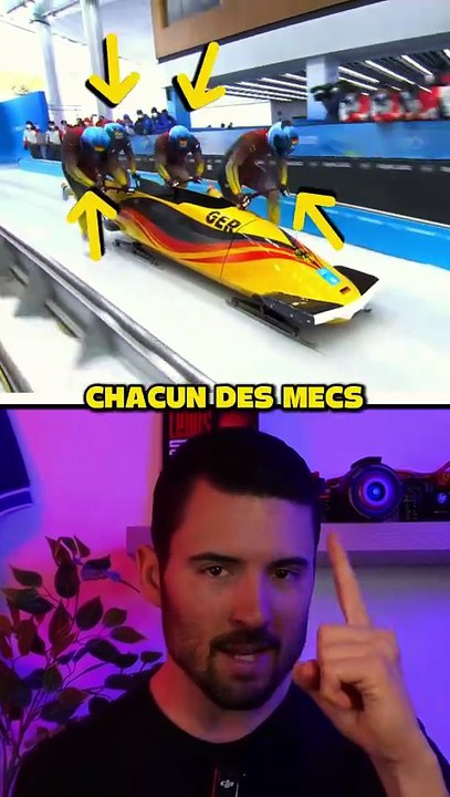 À quoi sert chacun des mecs au bobsleigh ?! 🤔
