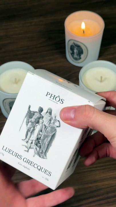 Phos - Collection Lueurs Grecques - Bougies Parfumées