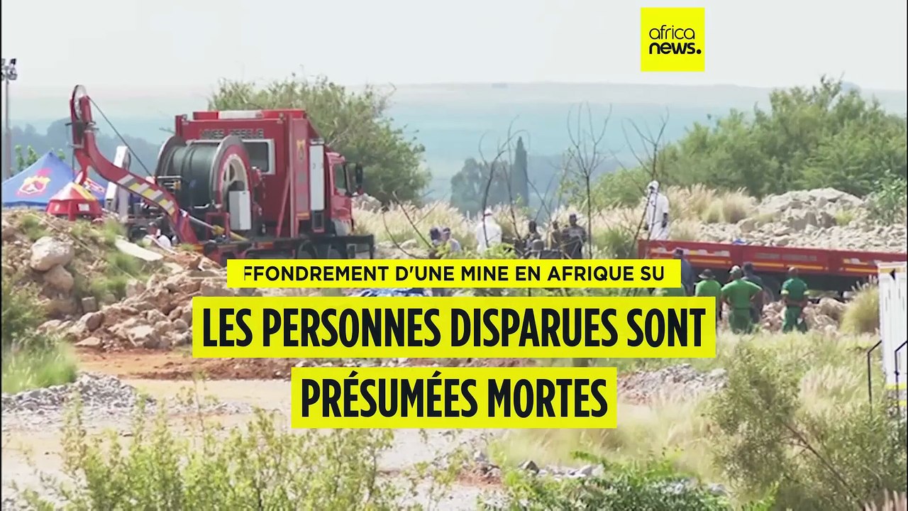 Afrique du Sud : cinq mineurs présumés morts après un glissement de terrain dans une mine de diamant