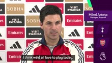 Arsenal ready for the North London derby - Arteta