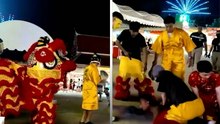 Undercover police dressed as lions nab suspected serial burglar at Lunar New Year fair