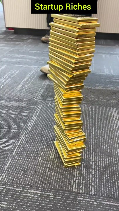 #Gold #GoldBars #Investment #Wealth #StartupRiches #Money #FinancialFreedom