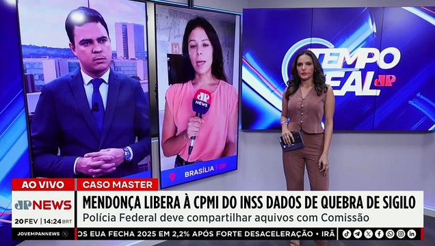 Caso Master: Mendonça libera à CPMI do INSS dados de quebra de sigilo de Vorcaro | TEMPO REAL