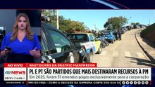 PL e PT são partidos que mais destinaram recursos à Polícia Militar via emendas | TEMPO REAL