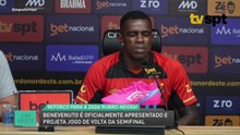 Benevenuto é oficialmente apresentado e projeta jogo de volta da semifinal