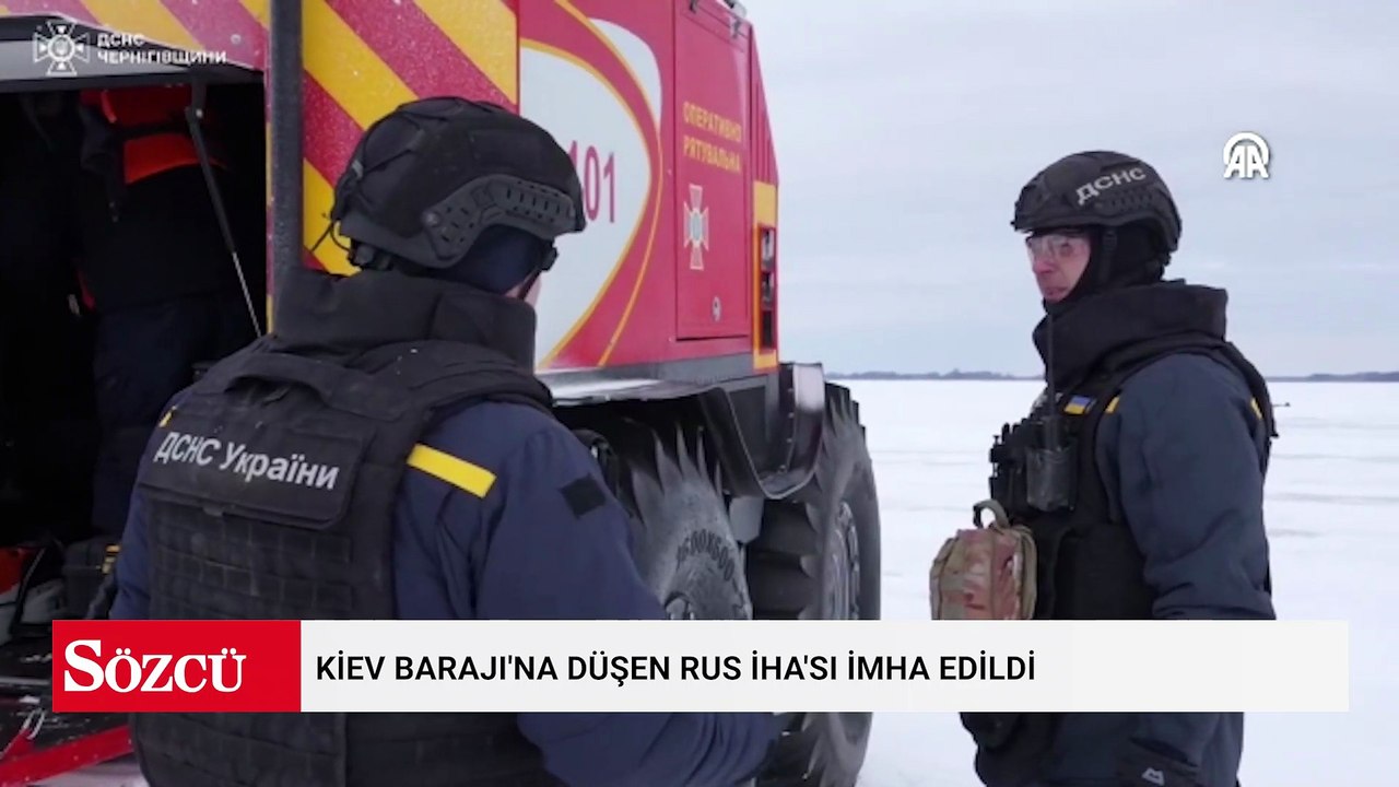 Ukrayna: Kiev Barajı'na düşen Rus İHA'sı imha edildi