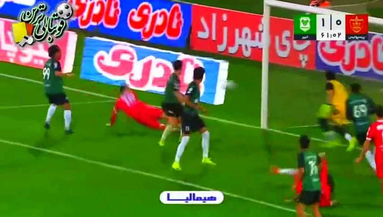 خلاصه بازی پرسپولیس و خیبر