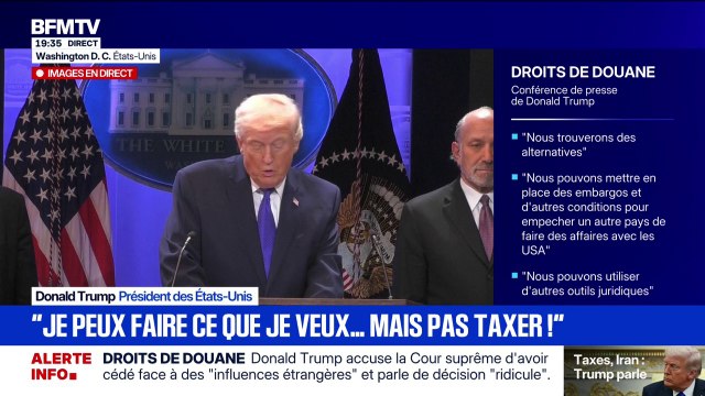 Les droits de douane demeurent en vigueur , affirme Donald Trump qui promet des taxes même supérieures à celles actuelles