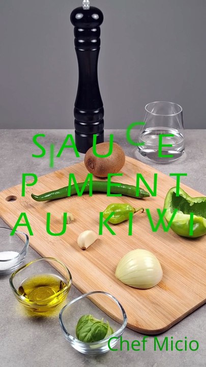 Sauce piment au kiwi