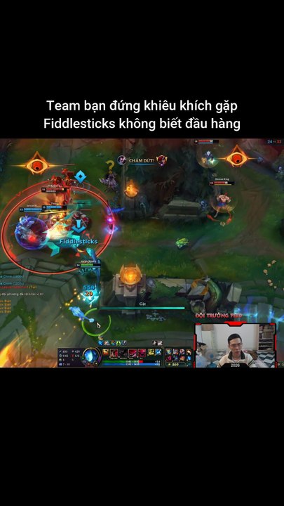 Team bạn đứng khiêu khích gặp Fiddlesticks không biết đầu hàng #fiddlesticks #leesin #lienminhhuyenthoai #leagueoflegends #knightriseky