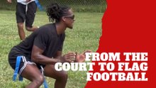 Rajon Rondo sparks excitement by showing he is unstoppable in flag football