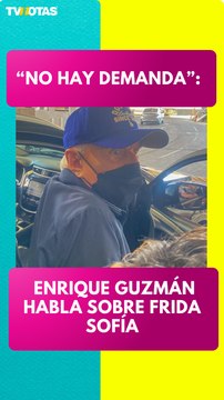 Enrique Guzmán habla del caso con Frida Sofía y bromea sobre Alejandra Guzmán