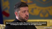 Zelensky: riceviamo informazioni di intelligence dagli Usa come sempre