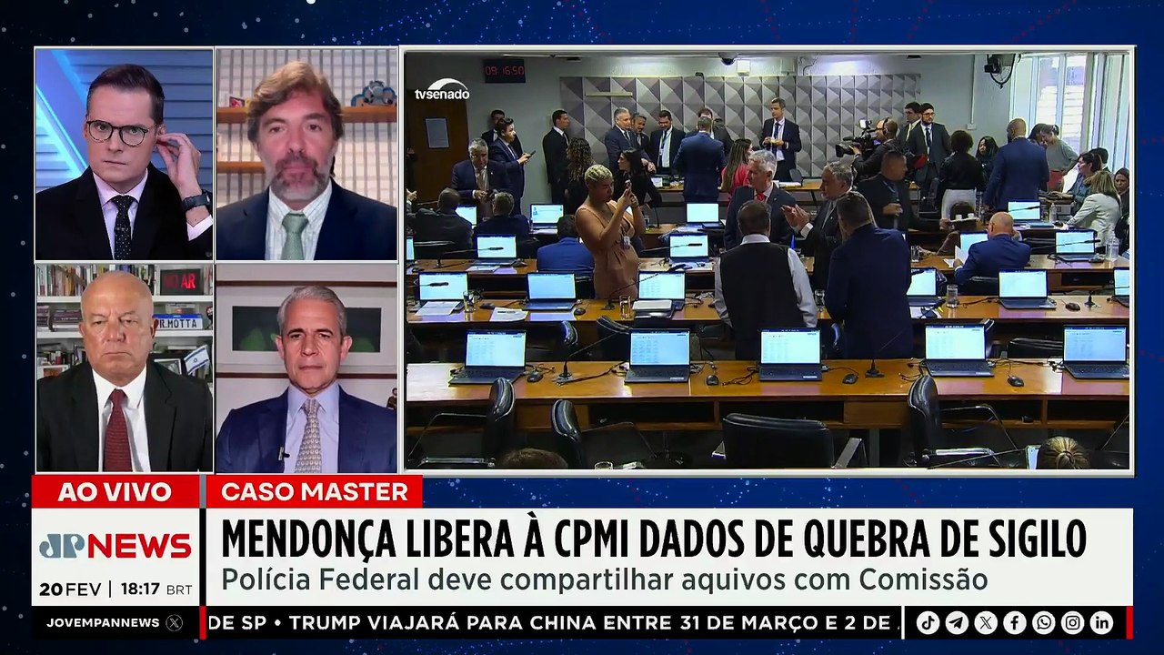 Caso Master: Mendonça libera à CPMI dados de sigilo de Vorcaro