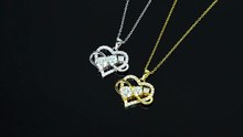 Moissanite Infinite Love Heart Necklace S925 Sterling Silver – 56% Discount