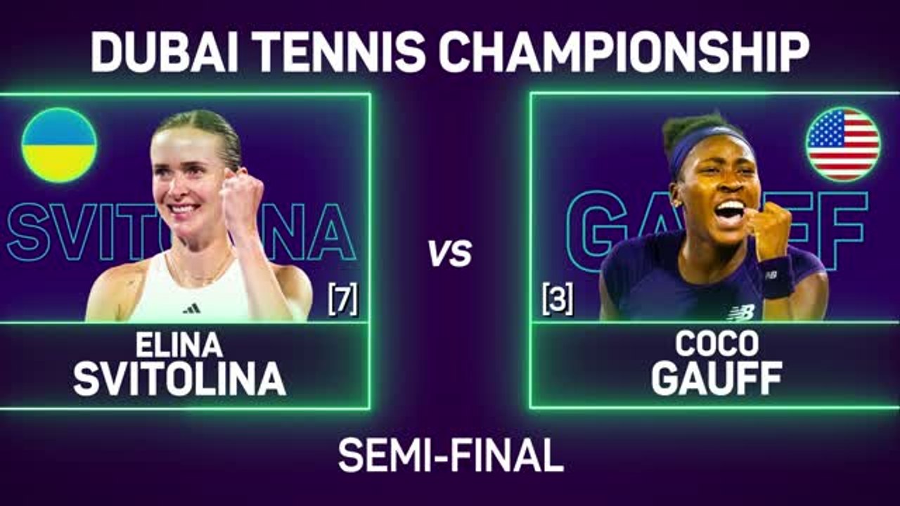 Svitolina beats Gauff in epic match to clinch spot in Dubai final