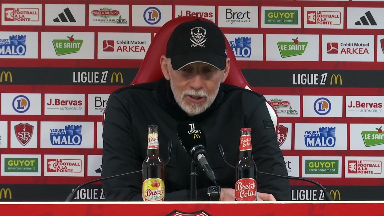 Eric Roy après le doublé de Ludovic Ajorque contre l’OM : « Je ne me suis pas trompé avec lui » - Foot - Ligue 1 - Brest