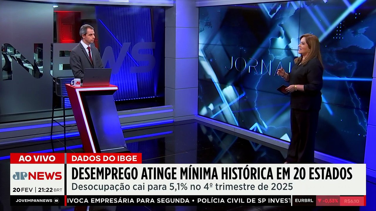 Taxa anual de desemprego cai para 5,6% e atinge o menor nível em 14 anos