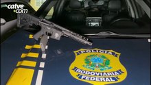 Fuzil calibre 5.56 é apreendido em abordagem de rotina em Santa Tereza do Oeste