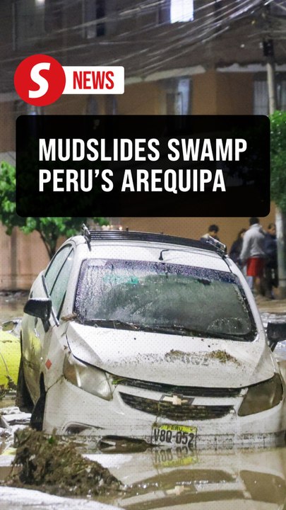 Floods and mudslides hit Peru's Arequipa, turning streets to mud