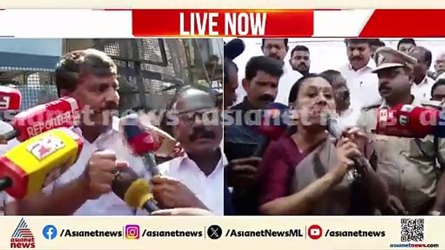 ആരോഗ്യമന്ത്രി പങ്കെടുത്ത പരിപാടിയിൽ പ്രതിഷേധം; LDF-UDF പ്രവ‍ര്‍ത്തകര്‍ നേ‍ര്‍ക്കുനേര്‍