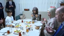 Cumhurbaşkanı Erdoğan iftarını Kayacık ailesiyle yaptı