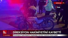 Erzincan’da motosiklet kazası
