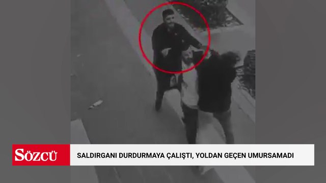 Saldırganı Durdurmaya Çalıştı, Yoldan Geçen Umursamadı